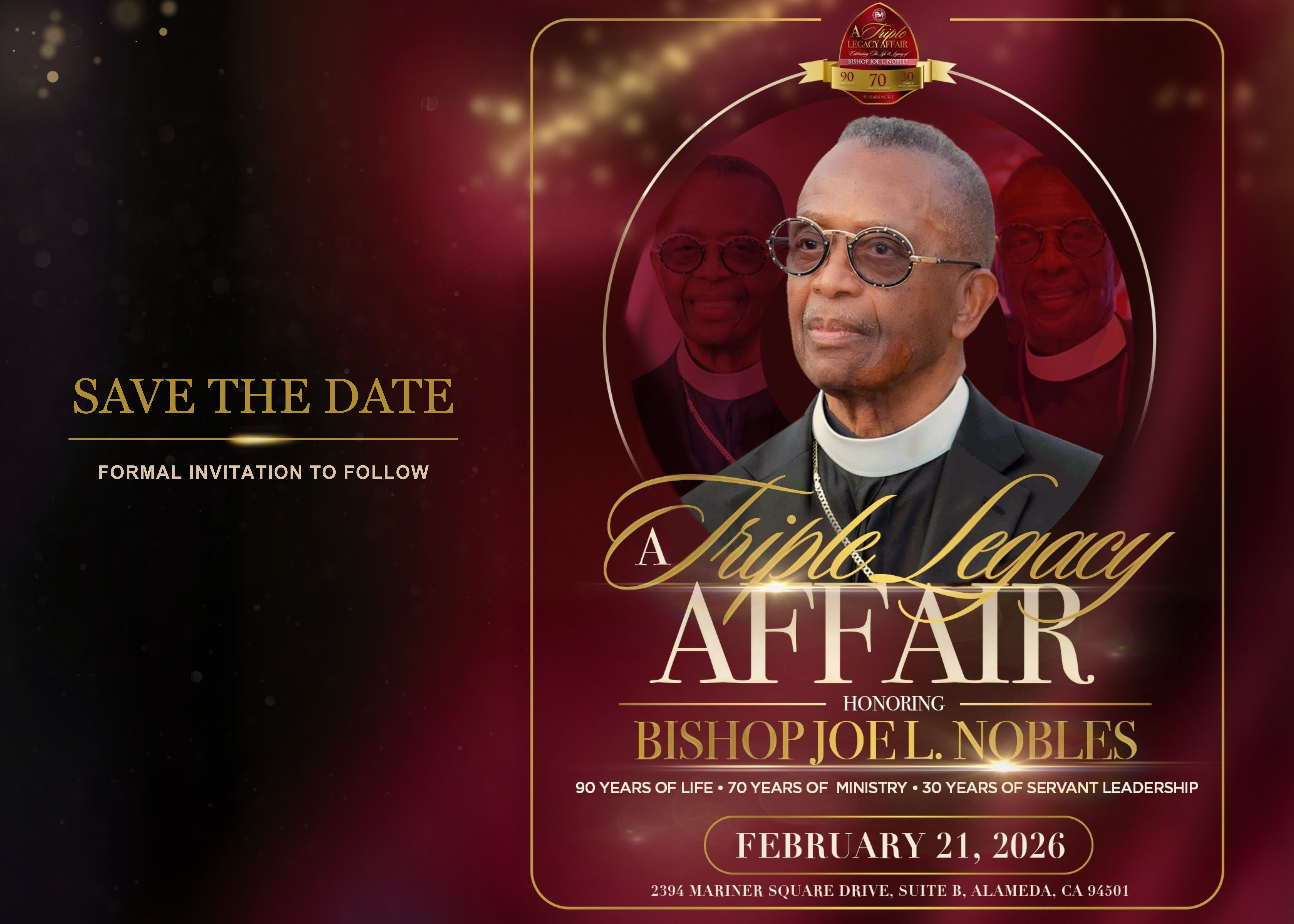 DANCEY MEMORIAL SAVE THE DATE - A TRIPLE LEGACY AFFAIR